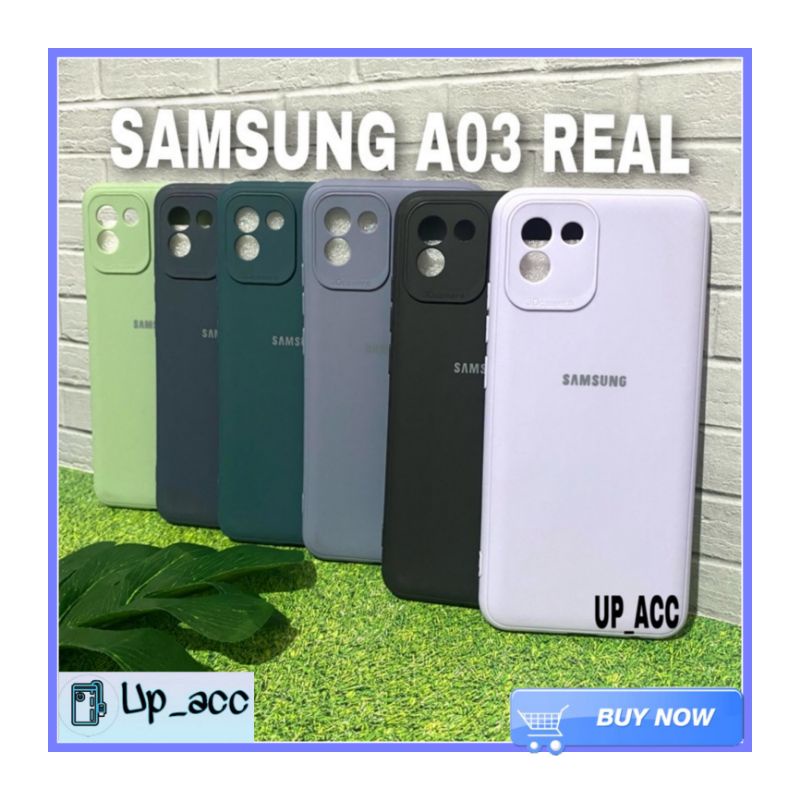 SAMSUNG A03 REAL A03S Case Candy Macaron Warna Tpu Lens Protector Kamera Case Makaron Premium Soft Case Full Cover