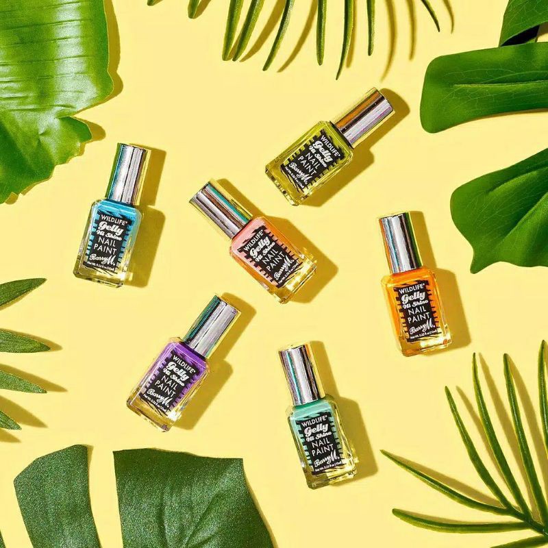 [NEW] BARRY M Wildlife Gelly Nail Paint / Kutek / Nail Polish - Wild Mint