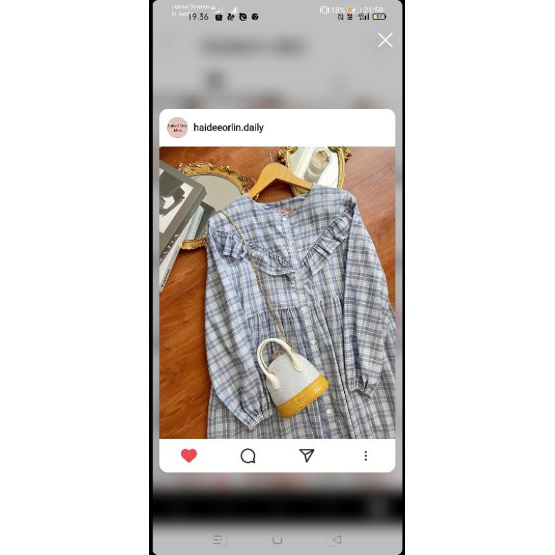 HAIDEEORLIN ANKLE DRESS GINGHAM JEANS