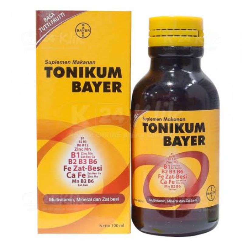 Jual Tonikum Bayer Sirup / Suplemen Makanan / Multivitamin & Mineral ...