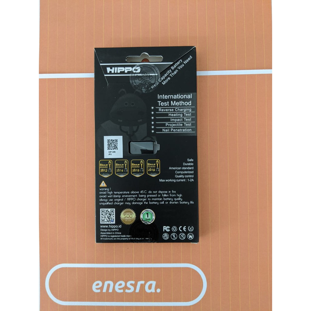 Baterai iPhone X HIPPO 2716mAh