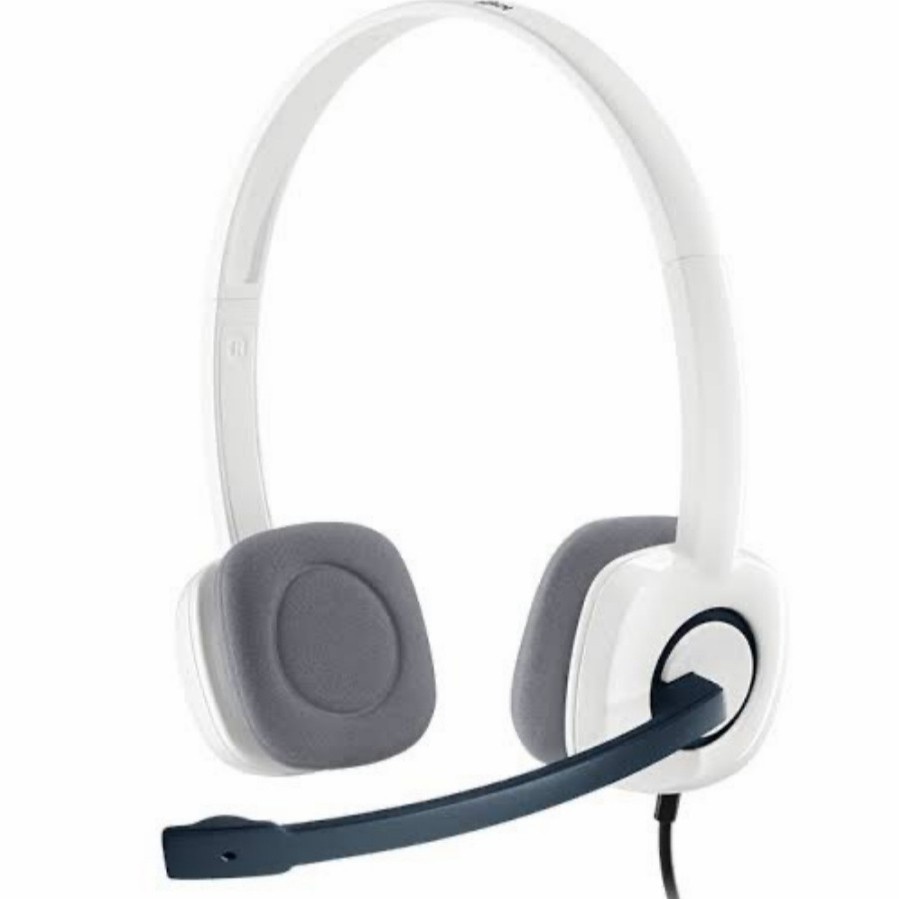 Logitech H150 Stereo Headset Mikrofon Dual Plug Original Resmi