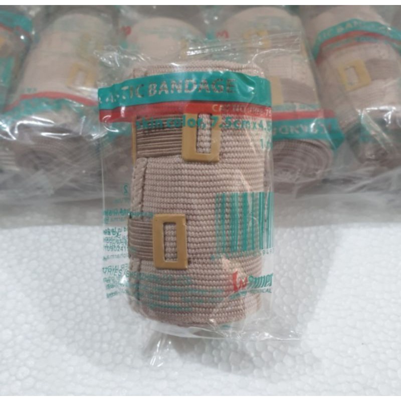 High Elastic Bandage Tensocrepe 3inch 7,5 cm x 4,5 m