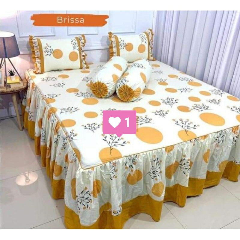Sprei Rumbai Pengantin Katun Lokal Motif Brissa by Katun Esra