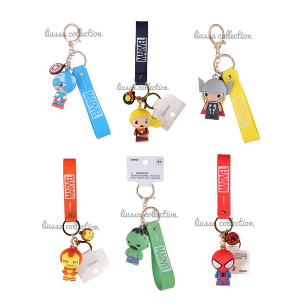 Gantungan Kunci Miniso - Marvel Collection Pendant