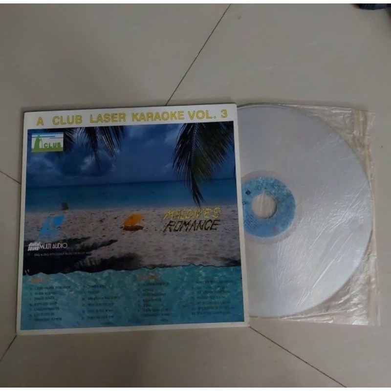 Kaset Laser disc lagu maldives romance