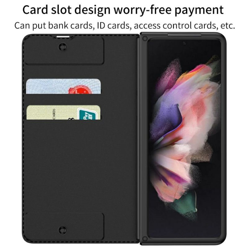 Case Samsung Galaxy Z Fold 3 4 5G Flip Armor Folding Leather Fold3 Fold4