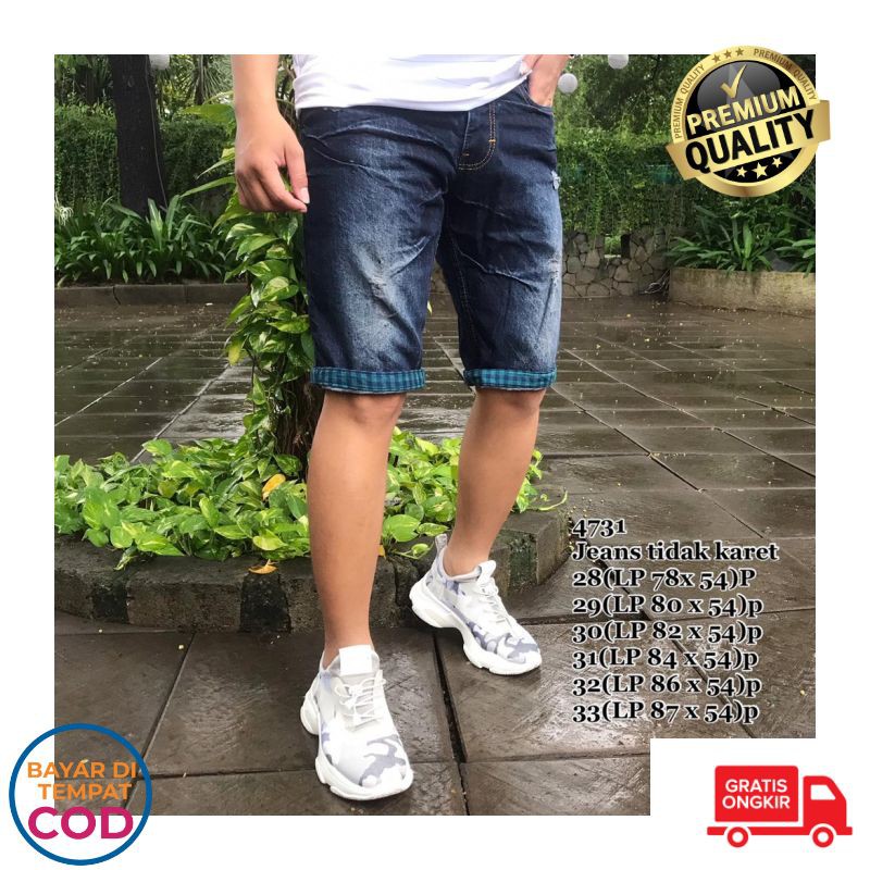 CELANA JEANS PRIA PENDEK 4730 Raja Obral