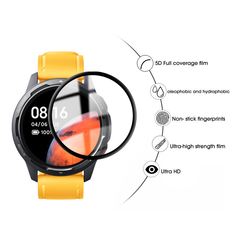 Pelindung Layar Smartwatch Anti Gores Ultra Tipis Untuk Xiaomi Watch S1 Active