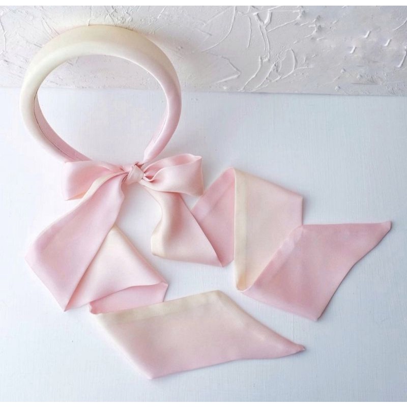 Handmade Pita Mmehuillet Marshmallow Straw Nana Headband Bando