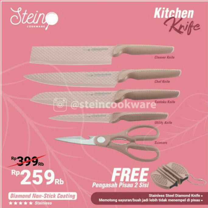Favorit] Pisau Paket Diamond Steincookware