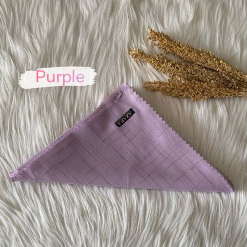 Jilbab SANDI MORSE LC azara voal waffel lasercut terbaru kerudung segiempat murah grosir terbaru-Sanmor Purple