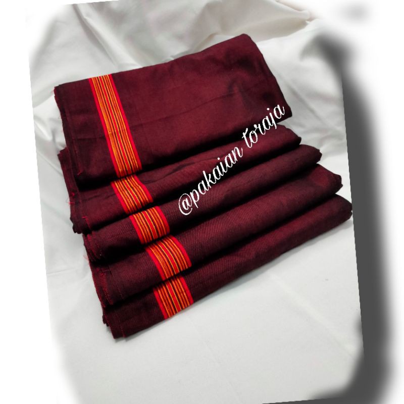 sarung tenun toraja asli warna bunglon