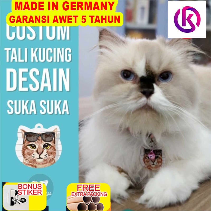

Grosir Kalung Kucing Custom Nama / Foto - CETAK 1 SISI