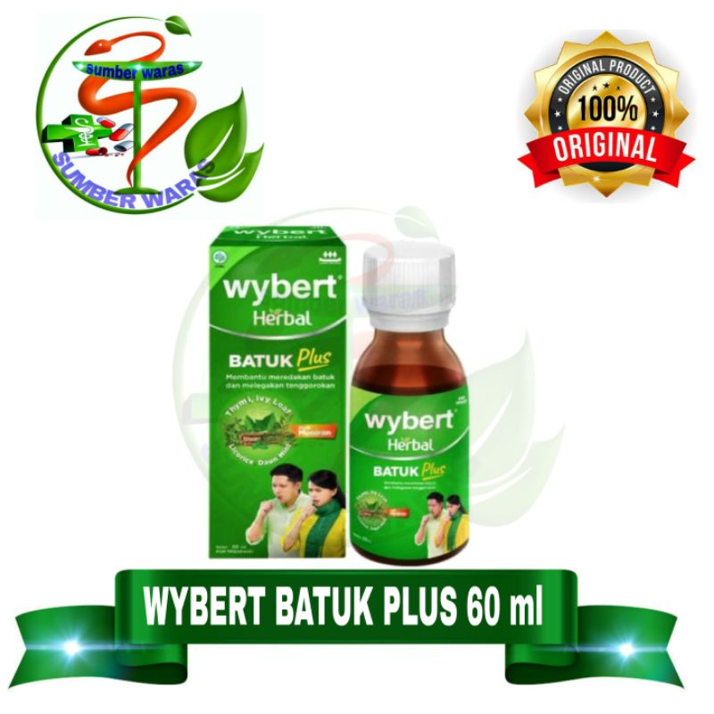 Obat batuk wybert 60ml/ wybert batuk plus dewasa / obat batuk dewasa