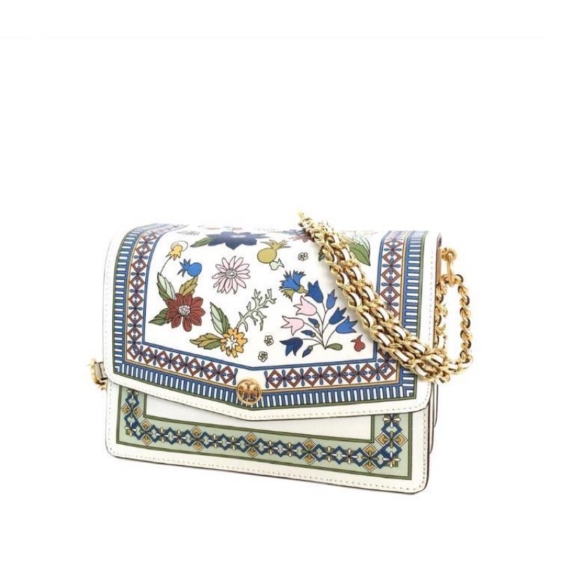 [ORIGINAL 100%] TORY BURCH ROBINSON FLORAL SHOULDER BAG