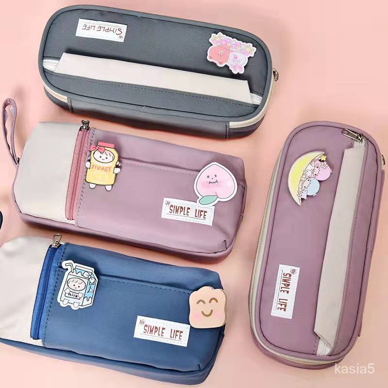 

Kawaii Pencil Case School Pen Case Supplies Large Capacity Pencil Bag Pencils Pouch Kids Gifts Schoo