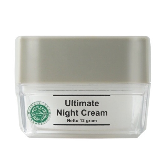 MS Glow Night Cream Ultimate / Ecer Krim Malam untuk Flek, Noda Hitam , Bekas Jerawat