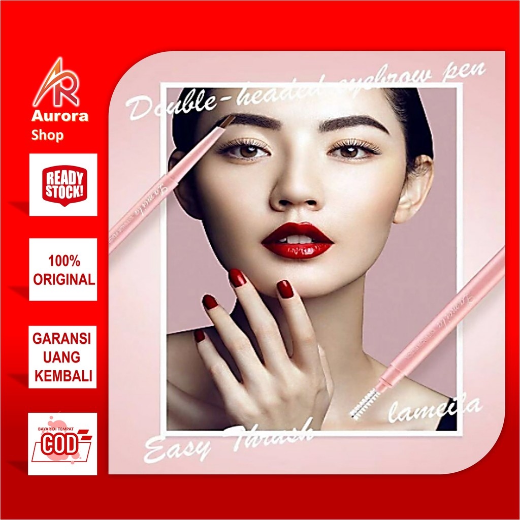 Lameila Pensil Alis 7 Warna Double Head Waterproof And Long Lasting 2013