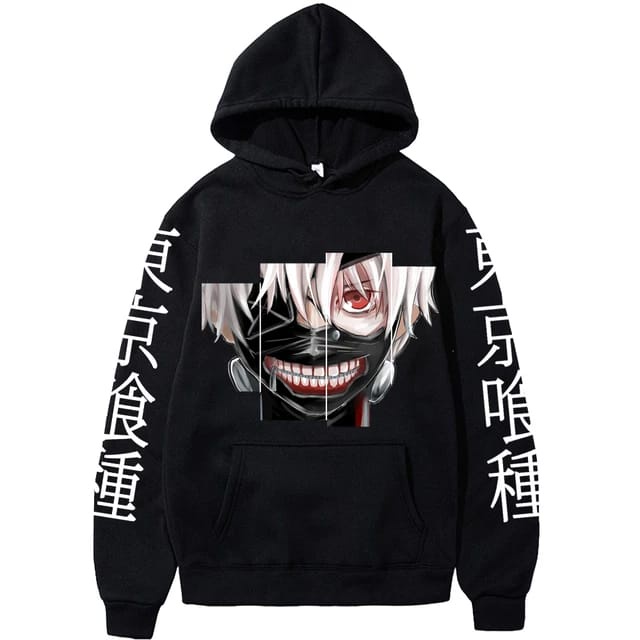 Sweater Hoodie Anime Ghoul | Kaneki Tokyo Ghoul Murah | Hoodie Anak Laki-Laki Premium Terbaru