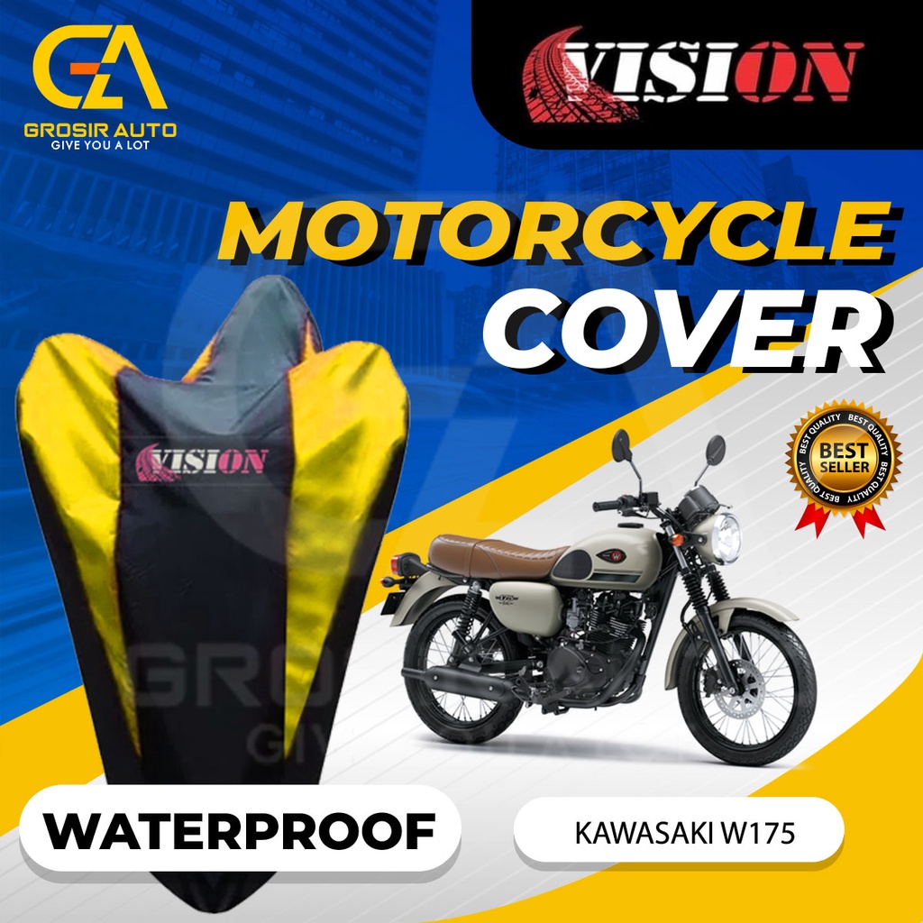 Sarung Motor W175 Anti air Vision / Cover Selimut Penutup Sarung Mantel Motor Vision