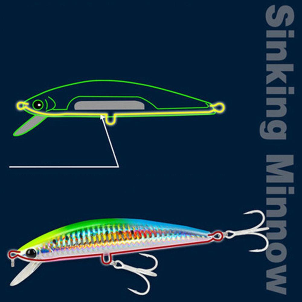 Chookyy Umpan Pancing 120MM/40g Fishing Tackle Tenggelam Ikan Kecil Umpan Buatan