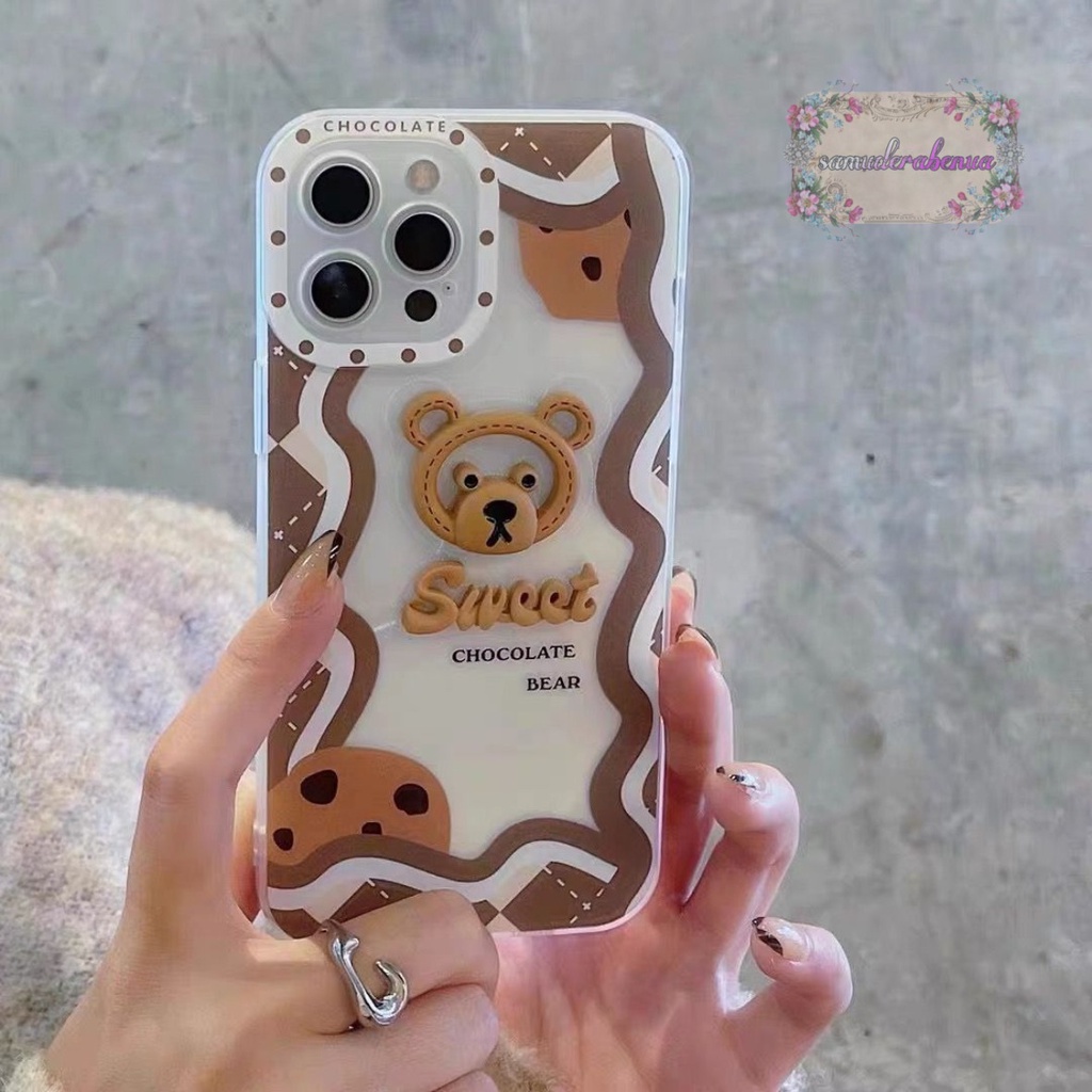 SS112 SOFTCASE SWEET BEAR 3D SAMSUNG A20 A30 A22 A21S A31 A32 A32 A13 A33 A50 A50S A30S A51 A52 A53 A72 M31S SB4319