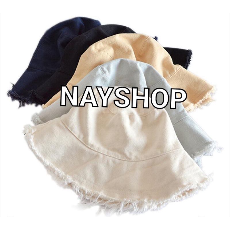 TOPI RUMBAI WANITA TOPI BUCKET RUMBAI BUCKET HAT RIPPED TOPI BUCKET HAT RAWIS RUMBAI TERMURAH