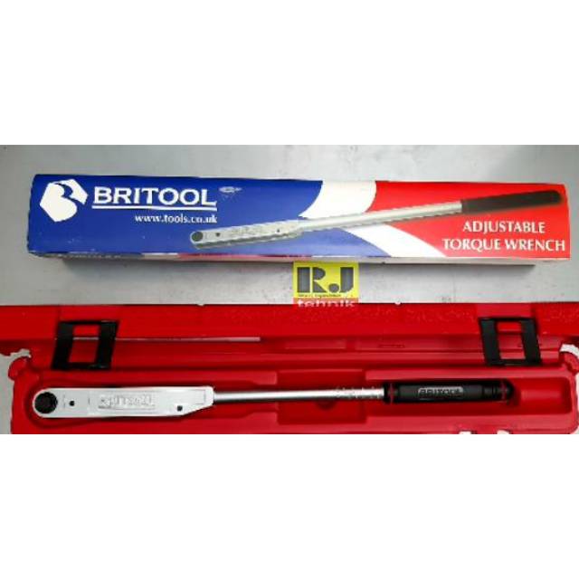 Kunci Moment Torsi Ajustable Torque Wrench Britool EVT600 Original (12-68N.mm)