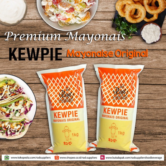 

Eksklusif Kewpie Original Mayonnaise 1kg, Best Mayo Japan,Harga&Kualitas Terbaik Special