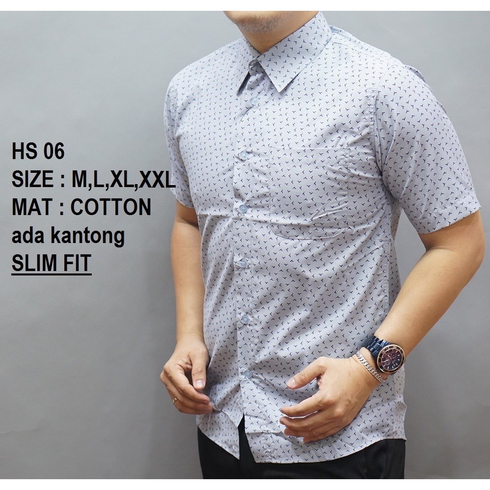 BAJU PRIA/COWOK KEMEJA BATIK PREMIUM SLIMFIT LENGAN/TANGAN PANJANG/PENDEK