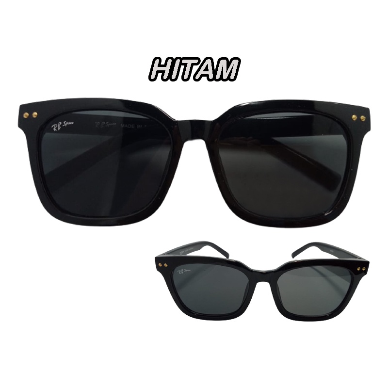 Terbaru Kacamata Hitam Wanita Pria Square Retro Female Sunglasses Kacamata Gaya Hitam Anti UV Protection Kacamata Dewasa Kaca mata Fashion Terkini Korean Style Kacamata Dewasa Terndy Hits Fashion Terbaru