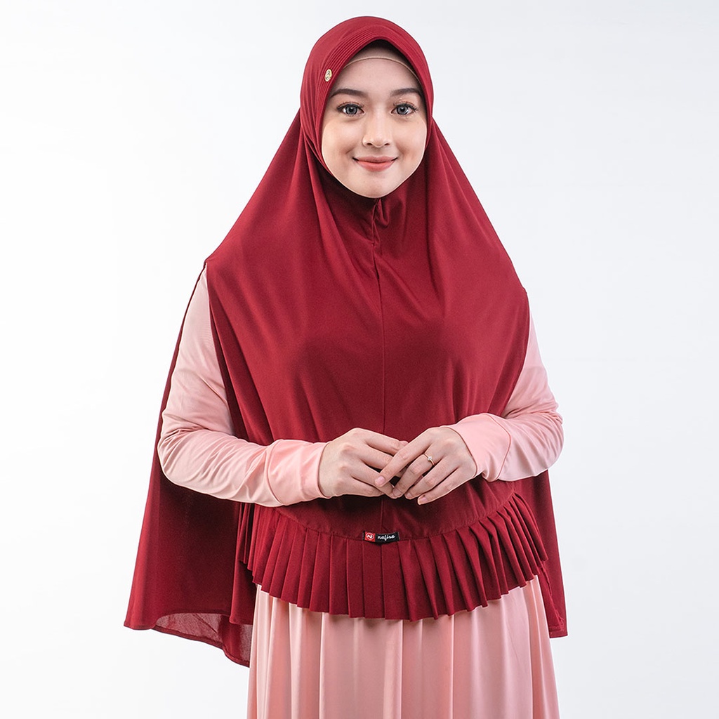 Nafisa Afreen - Jilbab Instan Bergo - Hilbab Syari Rempel -  Hijab Modern Kekinian