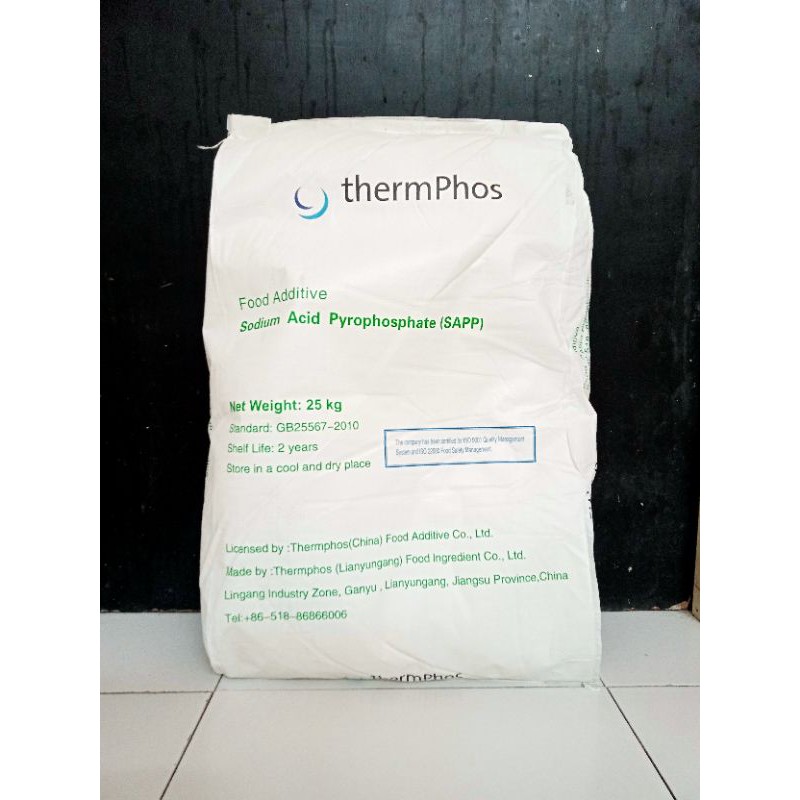 

termurah SAPP sodium acid pyrophosphate/perenyah gorengan 1 kg