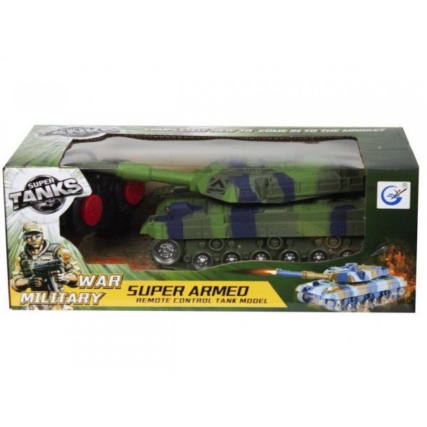 RC Tank Super Armed |Mainan Remote Control Mobil Tank Baja