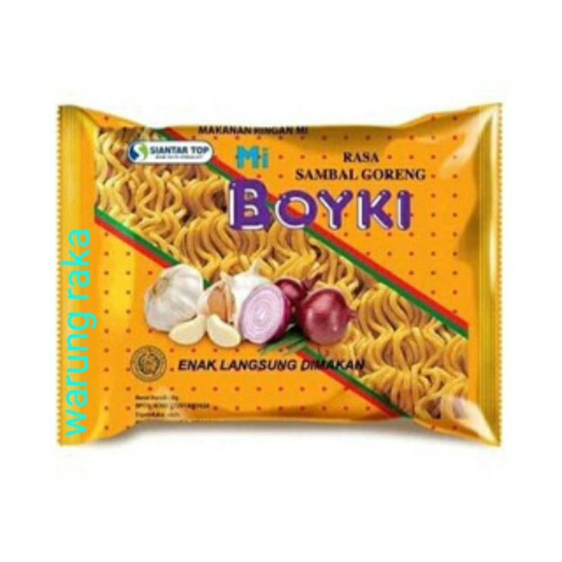 Mi boyki,mi goreng,jajanan jadul, 1 renteng isi 10 pcs