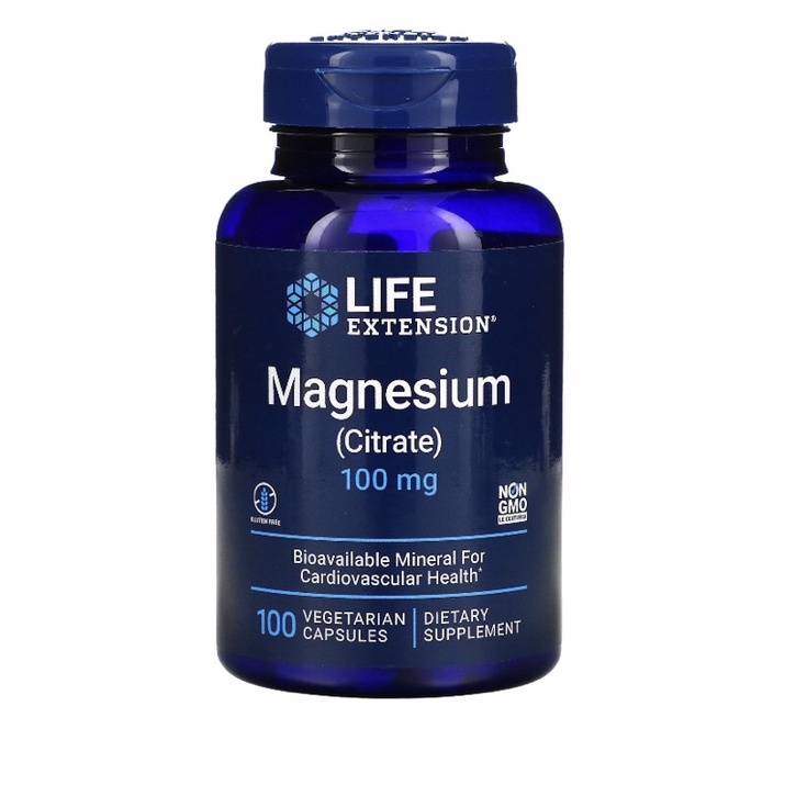 magnesium citrate 100mg 100veg capsules