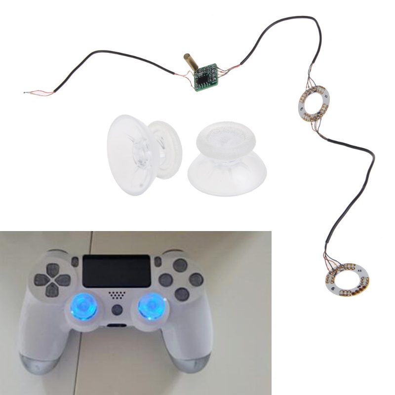 Btsg Controller Thumb Cap DIY Lampu LED Analog Thumb Sticks Joystick Caps Untuk