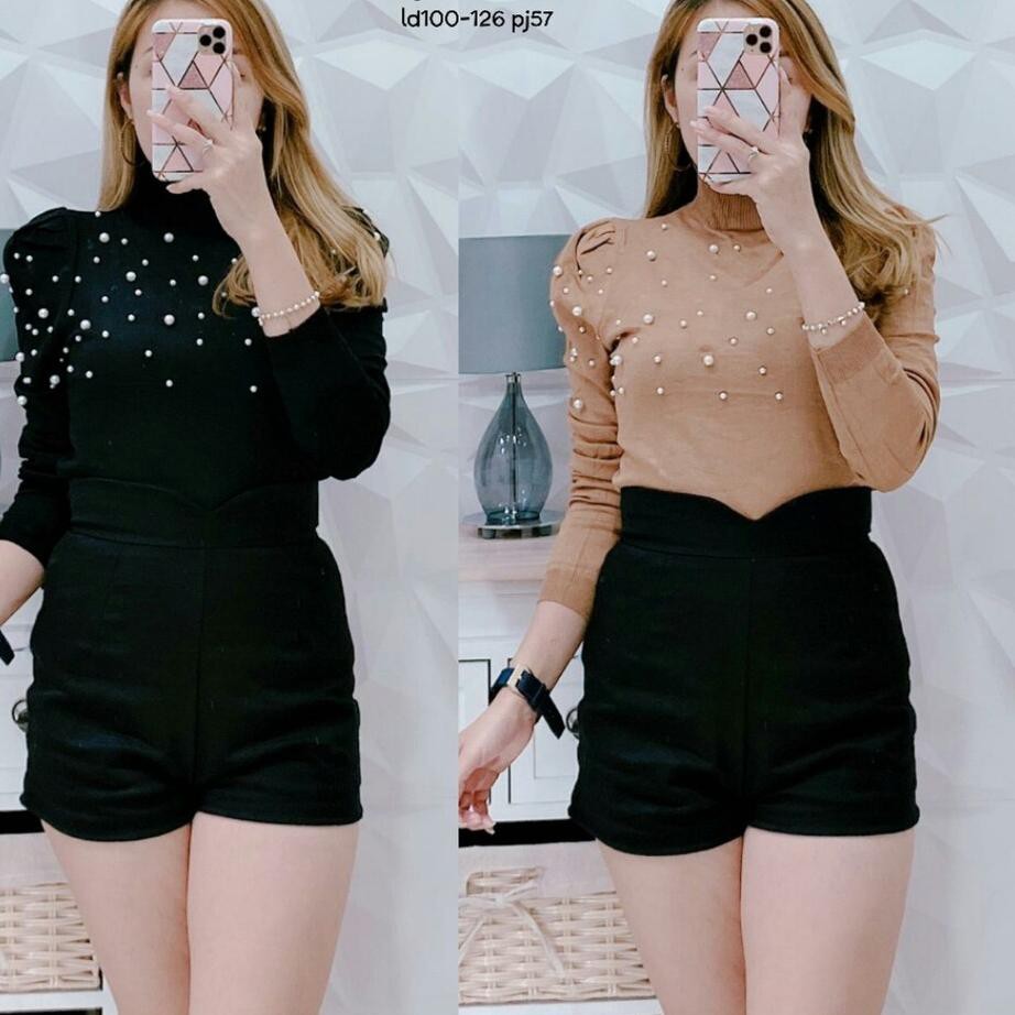 [☎star✔️] ATASAN RAJUT ZARA PEARL TEBAL 18177 IMPORT