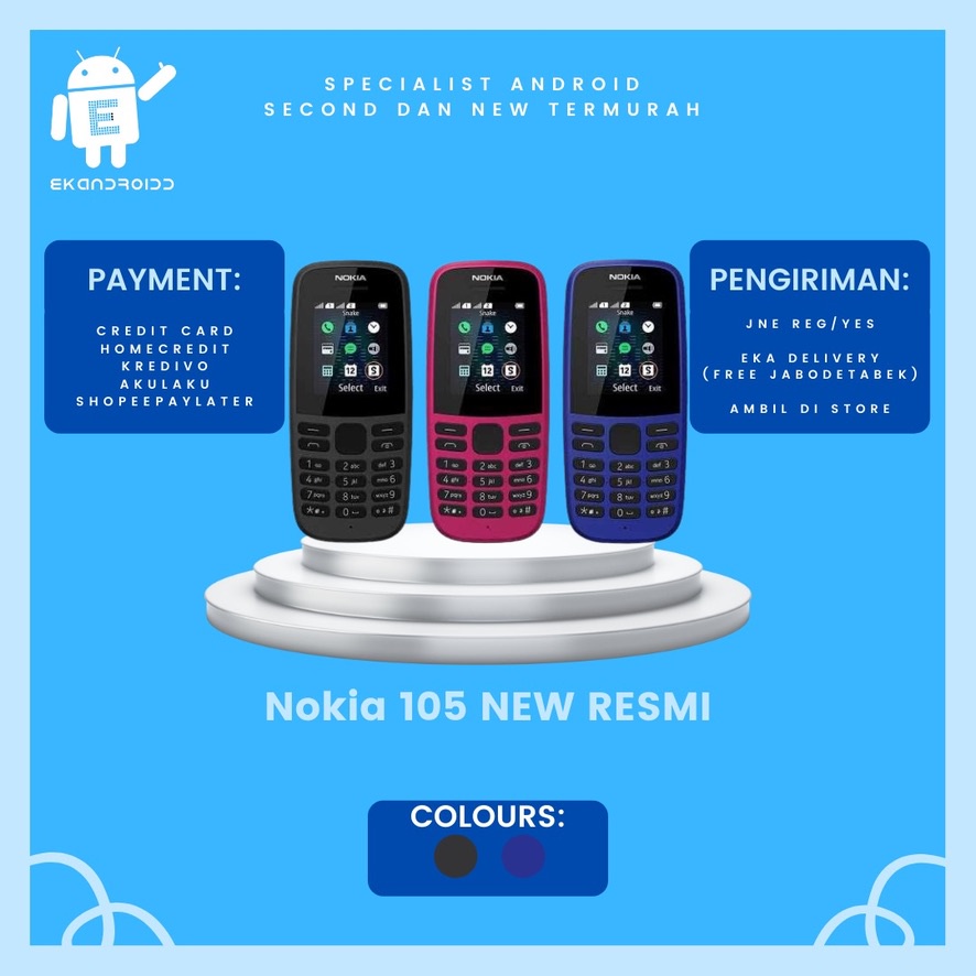 NOKIA 105 NEW RESMI