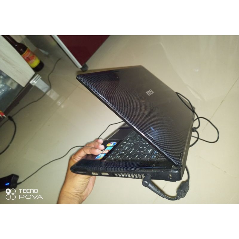 laptop msi 1453 core i5 ram 4gb hdd 500gb