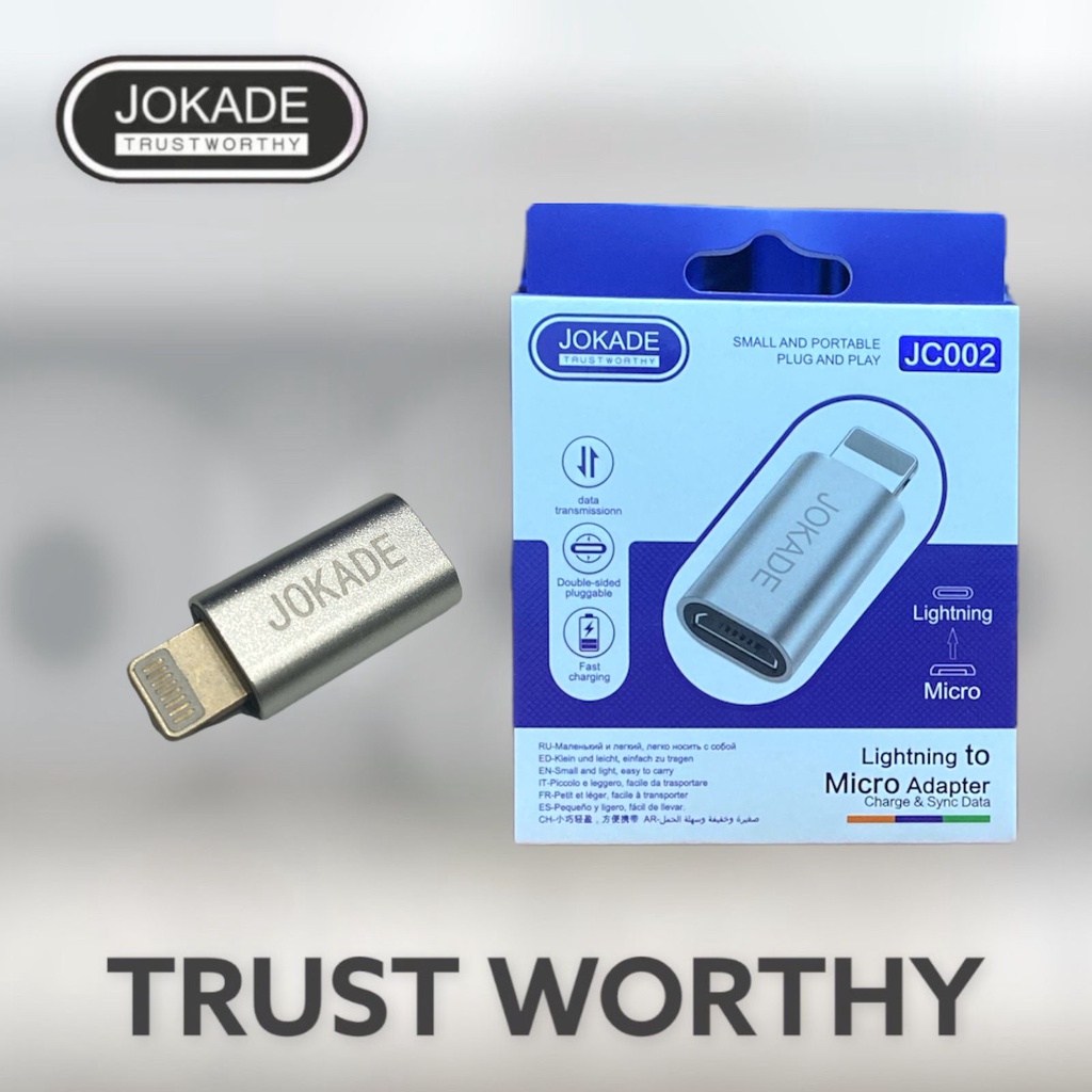 JOKADE JC002 konektor Micro USB to Lightning iphone Adapter Converter