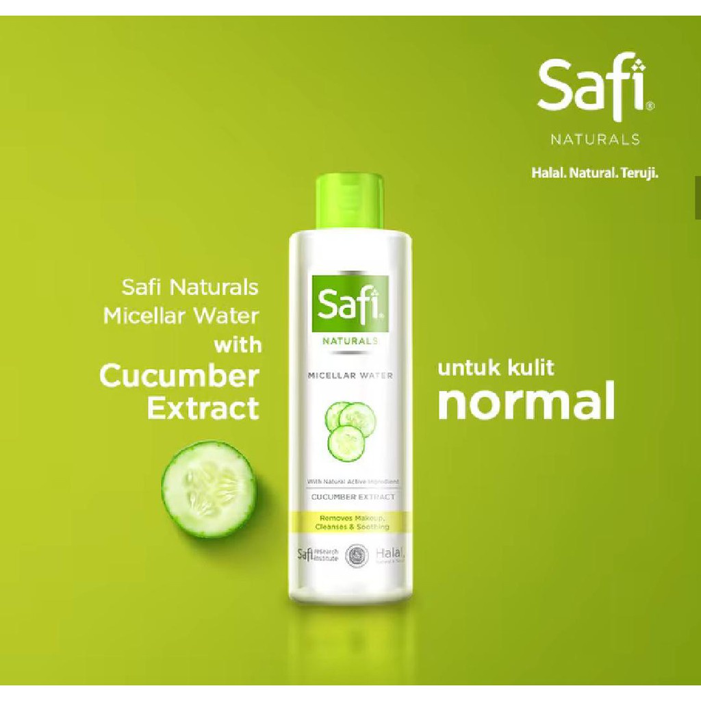 Safi Micellar Water Naturals Cucumber Extract 200ml