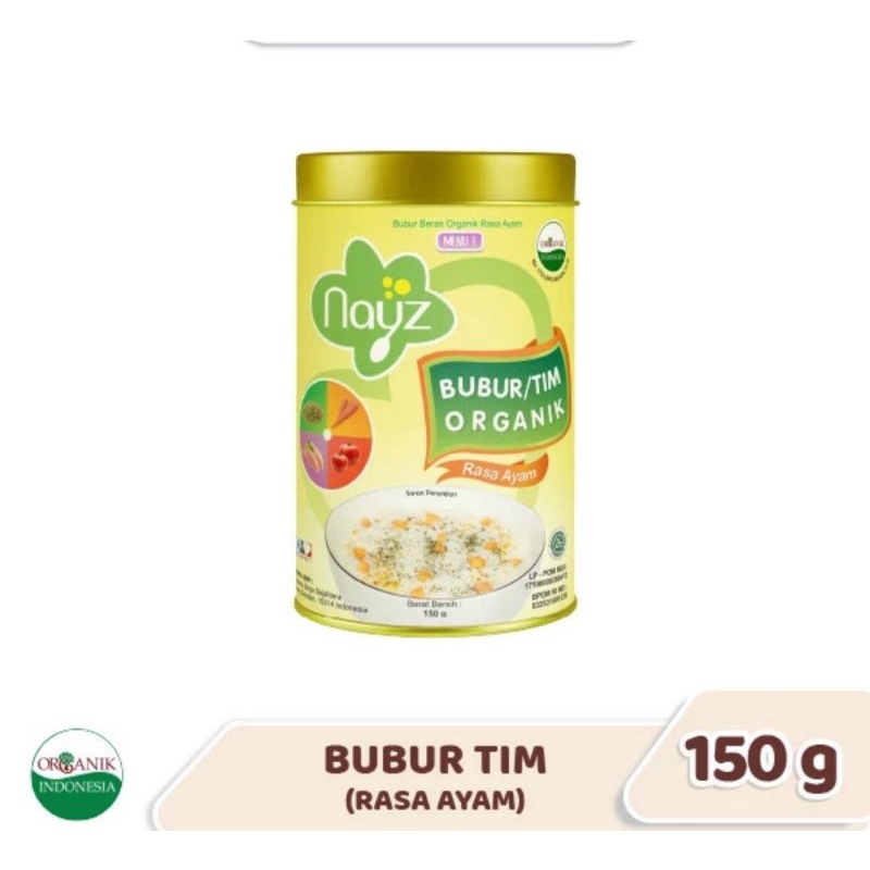 nayz bubur bayi rasa ayam 150gr, bubur mpasi bayi