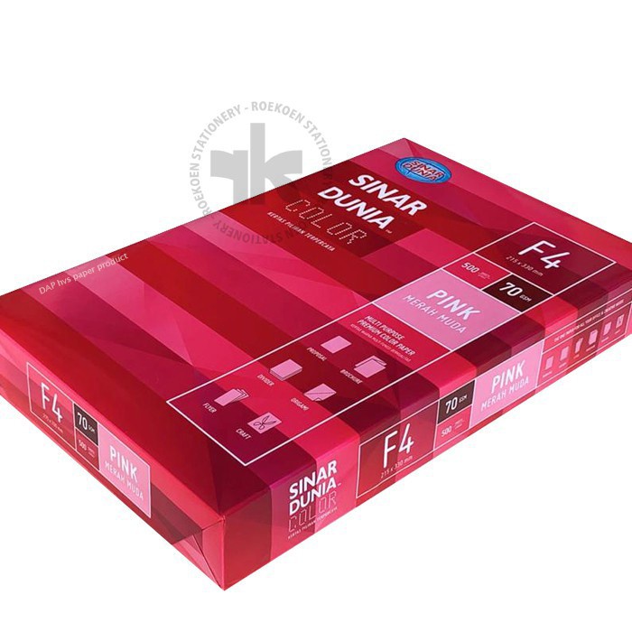 

Kertas HVS Sidu Jambon / Rose 70 F4