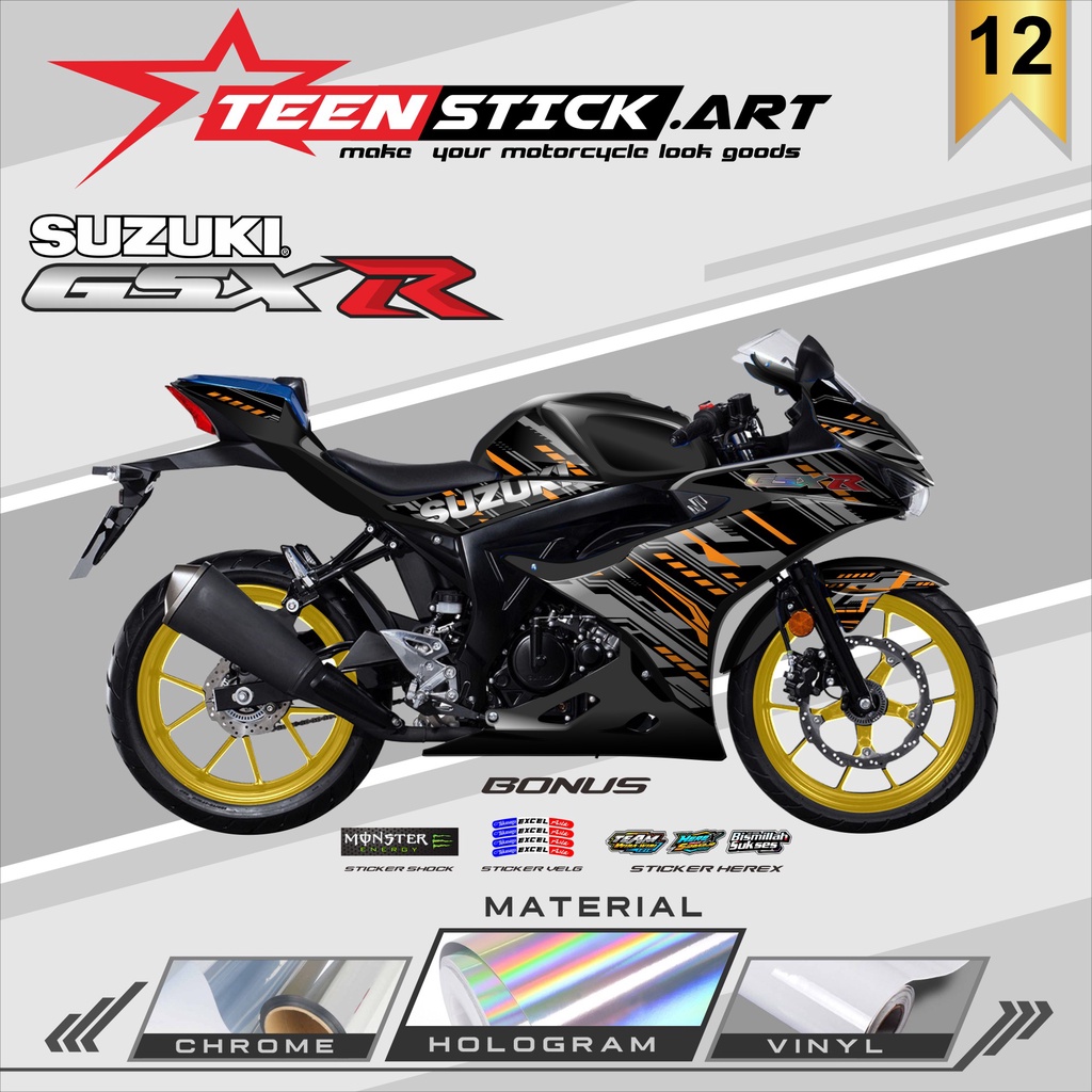STRIPING GSX 150R - STRIPING HOLOGRAM SUZUKI GSX 150R 2017-2022 RACING