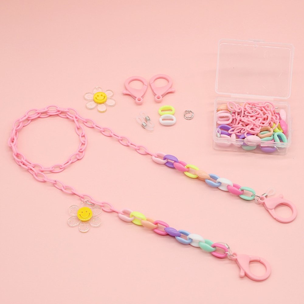 Tali Lanyard Handmade DIY Bahan Akrilik Warna Permen Untuk Tas / Kacamata / Perhiasan