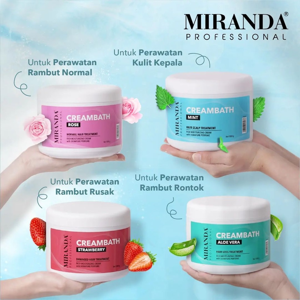 ★ BB ★  Miranda Professional Creambath 1000ml