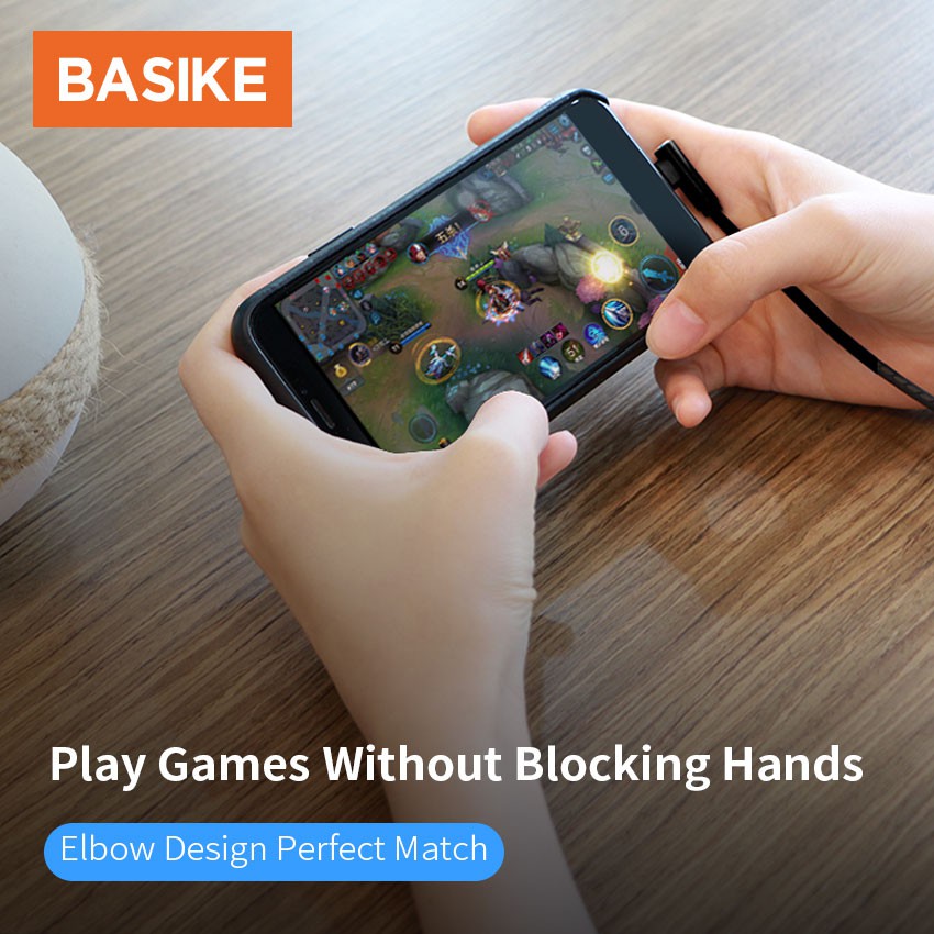 Basike Kabel Data Type-C Cable Type C Quick Charge Charger Fast Charging Tipe C 90 Derajat xiaomi-1