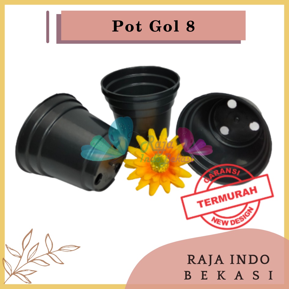 Pot 8 Cm Hitam